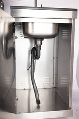 Double door Sink Cabinet with Tap Stainless Steel Outdoor Kitchen Islands