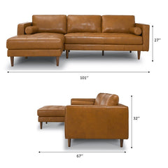 Anthony Corner Sectional Sofa Left Facing