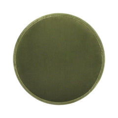Fuji 19" Oversized Round Storage Ottoman, Olive Green Performance Velvet