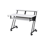 Suitor White & Black Finish Music Recording Studio Desk