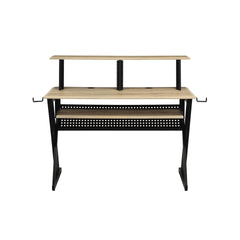 Eleazar Natural Oak Finish Music Recording Studio Desk