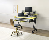 Suitor Yellow & Black Finish Music Recording Studio Desk