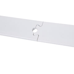 HOMCOM 6' Rustic Interior Sliding Barn Door Mounting Hardware Kit, White