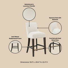 Counter Stool in Cream