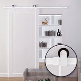 Rustic Interior Sliding Barn Door Mounting Hardware Kit