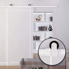 Rustic Interior Sliding Barn Door Mounting Hardware Kit