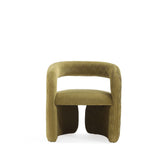 Lounge Chair in Olive Green