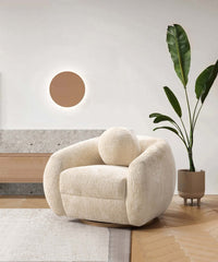 Lounge Chair in Cream