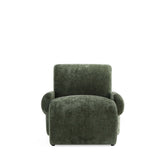 Lounge Chair in Olive Green
