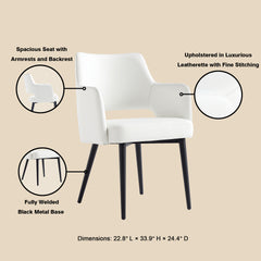 Armchair in White
