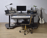 71" Eleazar Black Oak Finish Music Recording Studio Desk