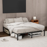 Metal Platform Bed frame ,Sturdy Metal Frame, No Box Spring Needed(Full)