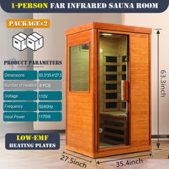 Mini home infrared sauna