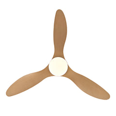 42-inch Ceiling Fan with Light, Ultra-Slim Flush-Mount Design, 3 ABS Plastic Blades, Remote Control Included, 6-Speed Adjustment, Reversible DC Motor, Quiet Operation, Ideal for Bedrooms, Indoor/Outdo