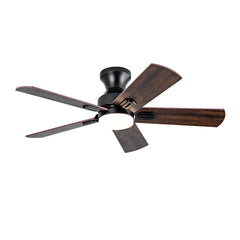 Hot sales Ceiling Fans with Lights, 42 inch Low Profile Ceiling Fan with Light and Remote Control, Flush Mount, Reversible, 3CCT, Dimmable, Noiseless, Black Ceiling Fan for Bedroom, Indoor/Outdoor Use