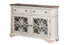 Traditional Style Antique White Finish 1pc Server Drawers Storage Cabinet Wooden Furniture Dining Room Furniture