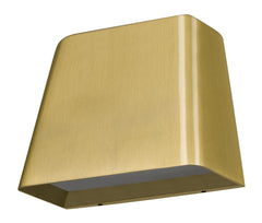 5.5 inch Brushed Brass LED Wall Sconce
