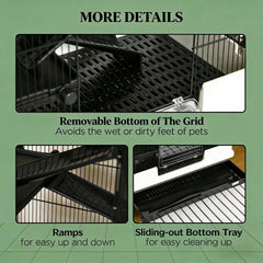 Small Animal Rabbit Cage,Spacious Pet House