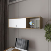 Tuckerman Wall Cabinet, White/Macadamia