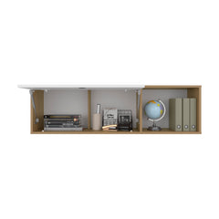 Tuckerman Wall Cabinet, White/Macadamia