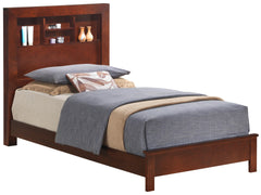 Transitional Cherry Twin Bed For Cozy Spaces