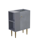 21.6" Vanity Base Only, Open Shelf on the Left, Matt Grey 24V06-21MGL-W1920P385639