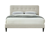 Full Sized Upholstered Bed in a Box w/ USB