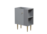 21.6" Vanity Base Only, Open Shelf on the Right, Matt Grey 24V06-21MGR-W1920P385638