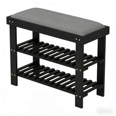 Shoe Organizer,Shoe Storage Bench,3-Tier Entryway Bench
