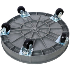 30 Gallon and 55 Gallon Heavy Duty Plastic Drum Dolly – Durable Plastic Drum Cart 900 lb. Capacity- Barrel Dolly with 5 Swivel Casters Wheel