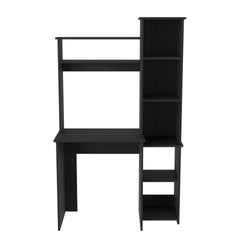 Versalles Writintg Desk, Two Superior Shelves, Five Cubbies -Black