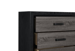 SOLUTO GREY AND BLACK DRESSER