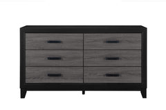 SOLUTO GREY AND BLACK DRESSER