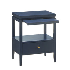 Olana Midnight Blue 1-drawer Nightstand