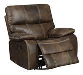 Brown Swivel Gliding Recliner