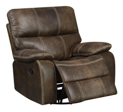 Brown Swivel Gliding Recliner