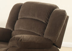 Modern & Stylish 3-Seater Upholstered Sofa, Brown, with Pillow-Top Armrests