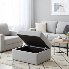Chauncy Storage Ottoman - Gray