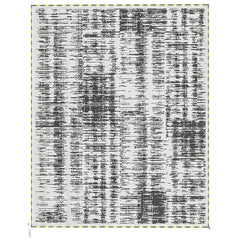 Outsunny Reversible Outdoor Rug Carpet with LED Lights, Carry Bag & Ground Stakes for Backyard, Deck, Picnic, Beach, 10' x 8'