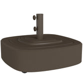 Outsunny Patio Umbrella Base Outdoor Umbrella Stand with Wheels for 1.5"/1.9" Umbrella Poles