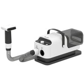 PawHut 5 in 1 Dog Grooming Vacuum & Dryer w/ Clipper, 50dB Low Noise, Adjustable Speed & Temp, 1.8L Canister