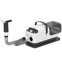 PawHut 5 in 1 Dog Grooming Vacuum & Dryer w/ Clipper, 50dB Low Noise, Adjustable Speed & Temp, 1.8L Canister