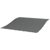 Pergola Canopy Replacement, Pergola Shade Cover for 10' x 10' Pergola (Outsunny 84C-038 Series), Dark Gray