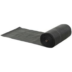Outsunny 4FT x 300FT Weed Barrier Landscape Fabric, 5oz Heavy Duty Woven Weed Control Fabric for Landscaping