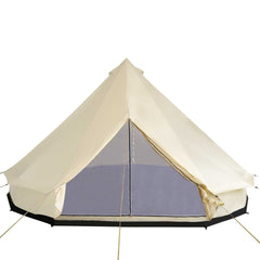 Outsunny 10-Person Large Waterproof Yurt Camping Tent, Perfect for Family Camping, Blue