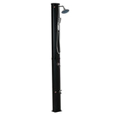Outsunny 7' Outdoor Solar Heated Shower with 360 Rotating Rainfall & Handheld Shower Head, Foot Shower Faucet, Temperature and Pressure Adjustable, Holds 9.2 Gallons for Backyard Pool