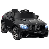 Aosom Toddler Ride On Car (Mercedes Benz AMG GLC63S Coupe) Electric Kids Ride On Car with 2 Speed, MP3 Player, Light, Horn, Songs, Suspension - Fun for Toddlers and Kids - Black