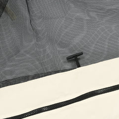 Outsunny Replacement Mesh Sidewall Netting for 12' x 12' Gazebos and Canopy Tents with Zippers, (Sidewall Only) Cream