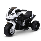 Aosom 6V 3 Wheeled Electric Motorcycle, Kids Motorcycle Licensed BMW with Headlight, Music, Black