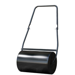 DURHAND 38L Heavy Duty Push/Tow Behind Lawn Roller, U-handle Garden Roller Filled with Water or Sand